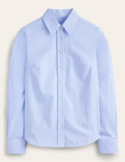 Sienna Cotton Shirt-Blue Oxford-Boden Best Sale