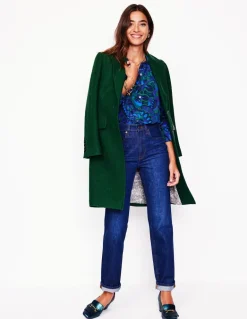 Sienna Silk Shirt-Blue, Kaleidoscopic Paisley-Boden Sale