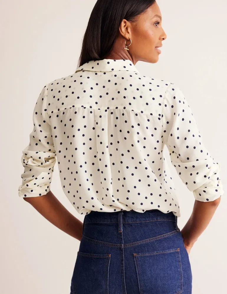 Sienna Silk Shirt--Boden Best Sale