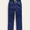 Slim Pull-On Pants-College Navy-Boden New