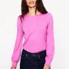 Smocked Cuff Supersoft Top-Tickled Pink-Boden Best