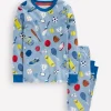 Snug Glow-In-The-Dark Pajamas-Blue Sport-Boden Shop