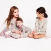 Snug Henley Pyjamas-Vanilla White Ballet Toile-Boden Sale