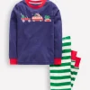 Snug Long John Pajamas-Christmas Cars-Boden Cheap