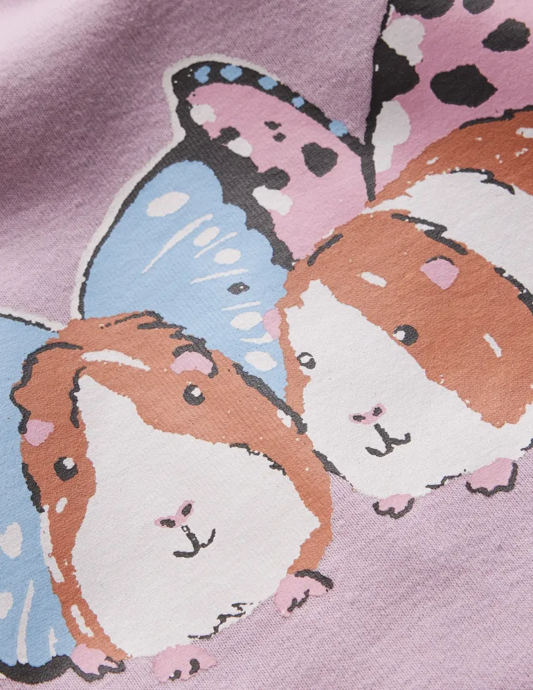 Snug Long John Pajamas-Fairy Guinea Pigs-Boden Outlet