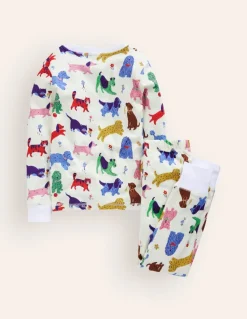 Snug Long John Pajamas-Park Play Pets-Boden Store