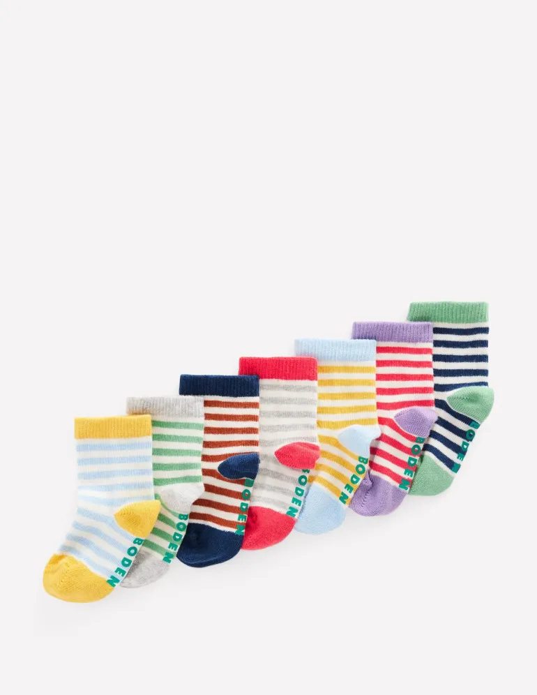 Socks 7 Pack (Baby Boy)--Boden New