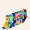 Socks 7 Pack-Multi Dinosaurs-Boden Cheap
