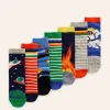 Socks 7 Pack-Multi Space-Boden Cheap
