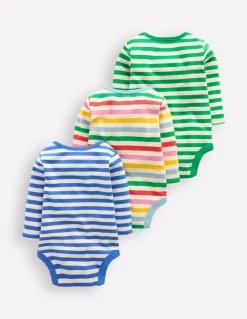 Striped 3 Pack Bodies-Oatmeal Multi Stripe-Boden Hot