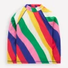 Sunsafe Patterned Rash Vest-Multi Rainbow Swirl-Boden Outlet