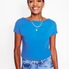 Supersoft Boat Neck T-Shirt-Gallery Blue-Boden Sale