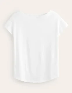 Supersoft Boat Neck T-Shirt--Boden Shop