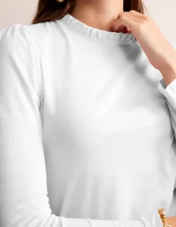 Supersoft Frill Detail Top--Boden Flash Sale