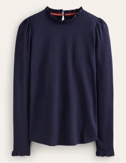 Supersoft Frill Detail Top--Boden Discount