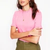 Supersoft Frill Detail T-shirt-Soft Lavender-Boden Shop