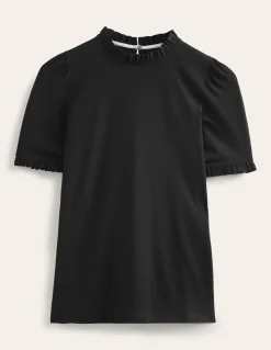 Supersoft Frill Detail T-shirt--Boden Fashion