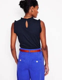 Supersoft Frill Detail Vest--Boden Discount