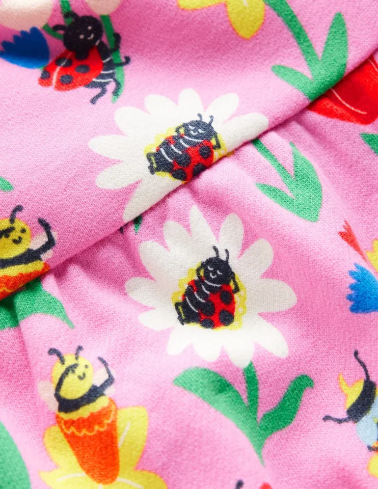 Sweatshirt Dress-Sugared Lilac Spring Garden-Boden Hot