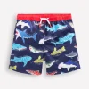 Swim Shorts-College Navy Sharks-Boden Online