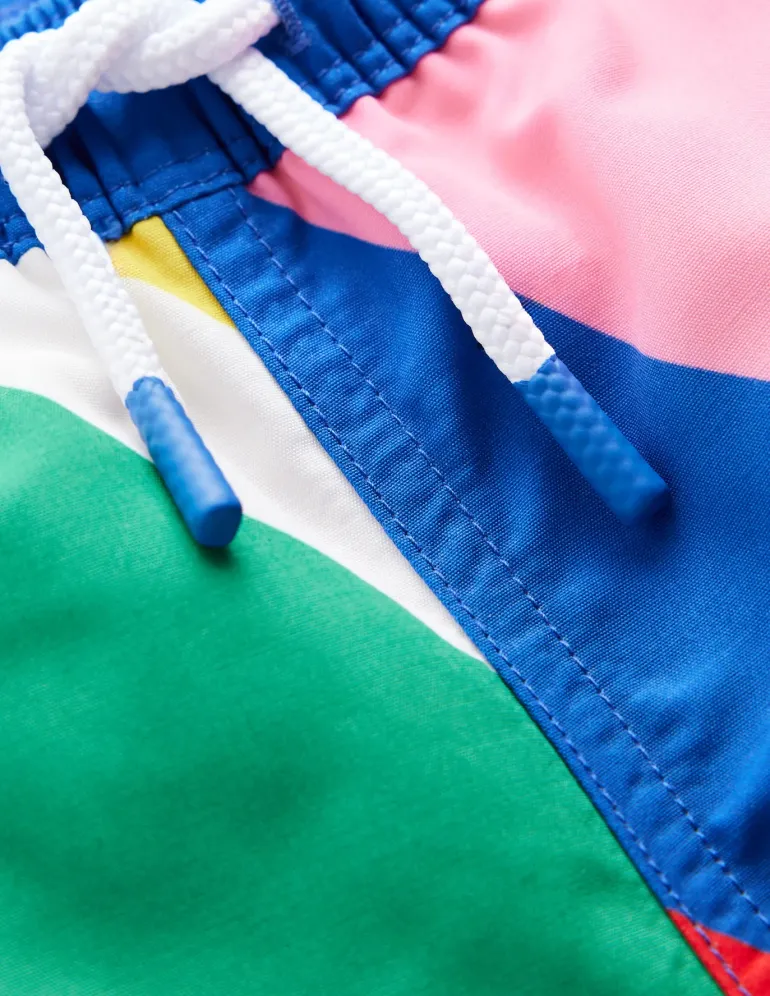 Swim Shorts-Multi Rainbow Swirl-Boden Outlet