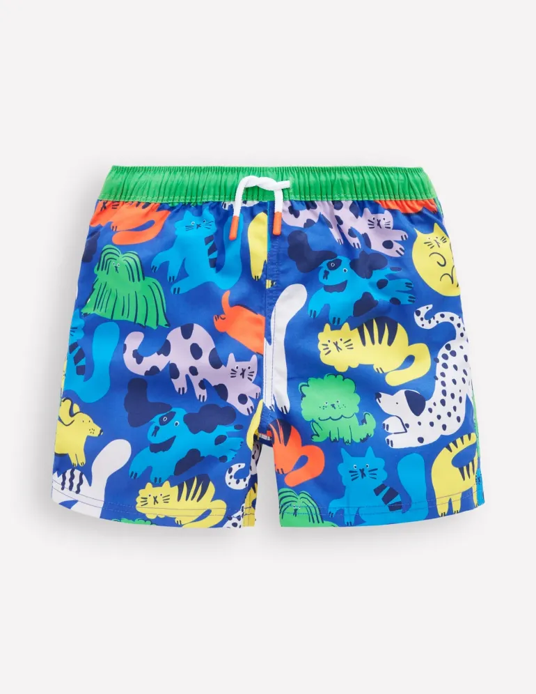 Swim Shorts-Rainbow Pets-Boden Hot