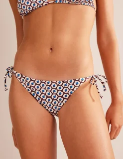 Symi String Bikini Bottoms-Dark Burgundy, Reverie-Boden Discount