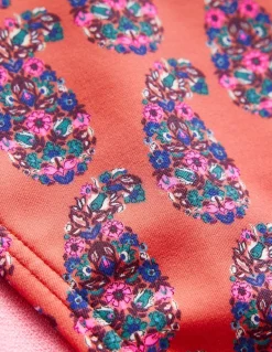Symi String Bikini Bottoms-Persimmon Orange Paisley-Boden Fashion
