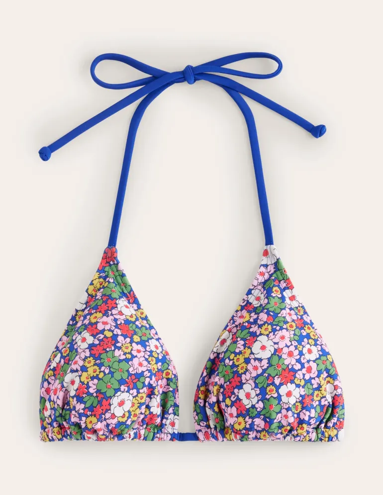 Symi String Bikini Top-Multi, Botanical Bud-Boden Sale