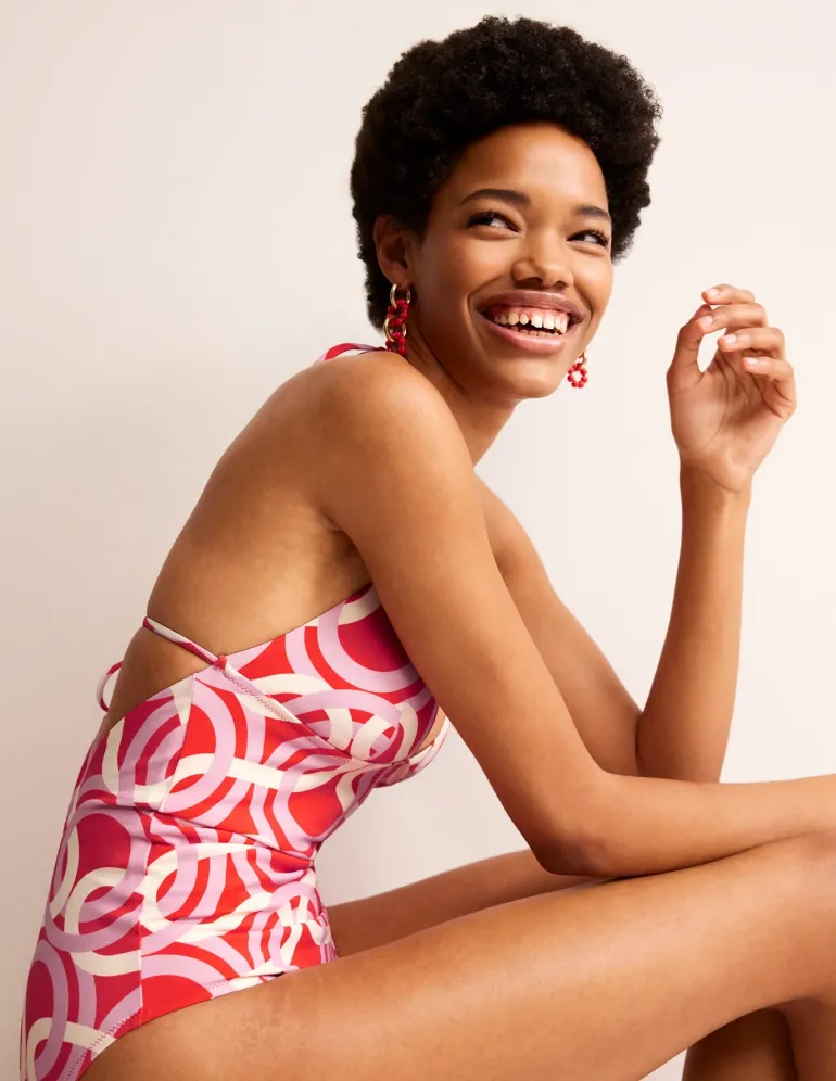 Symi String Swimsuit-Fiesta, Geo Whirl-Boden New