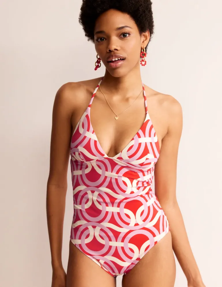 Symi String Swimsuit-Fiesta, Geo Whirl-Boden New