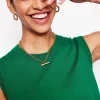 T-Bar Chain Necklace--Boden Best