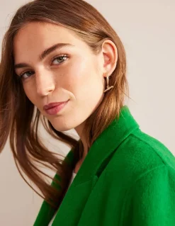 T-Bar Hoop Earrings--Boden Fashion