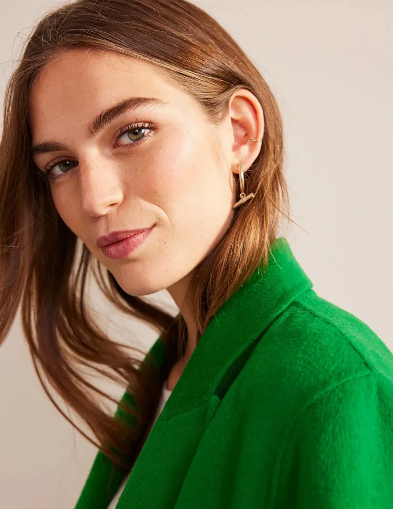 T-Bar Hoop Earrings--Boden Fashion