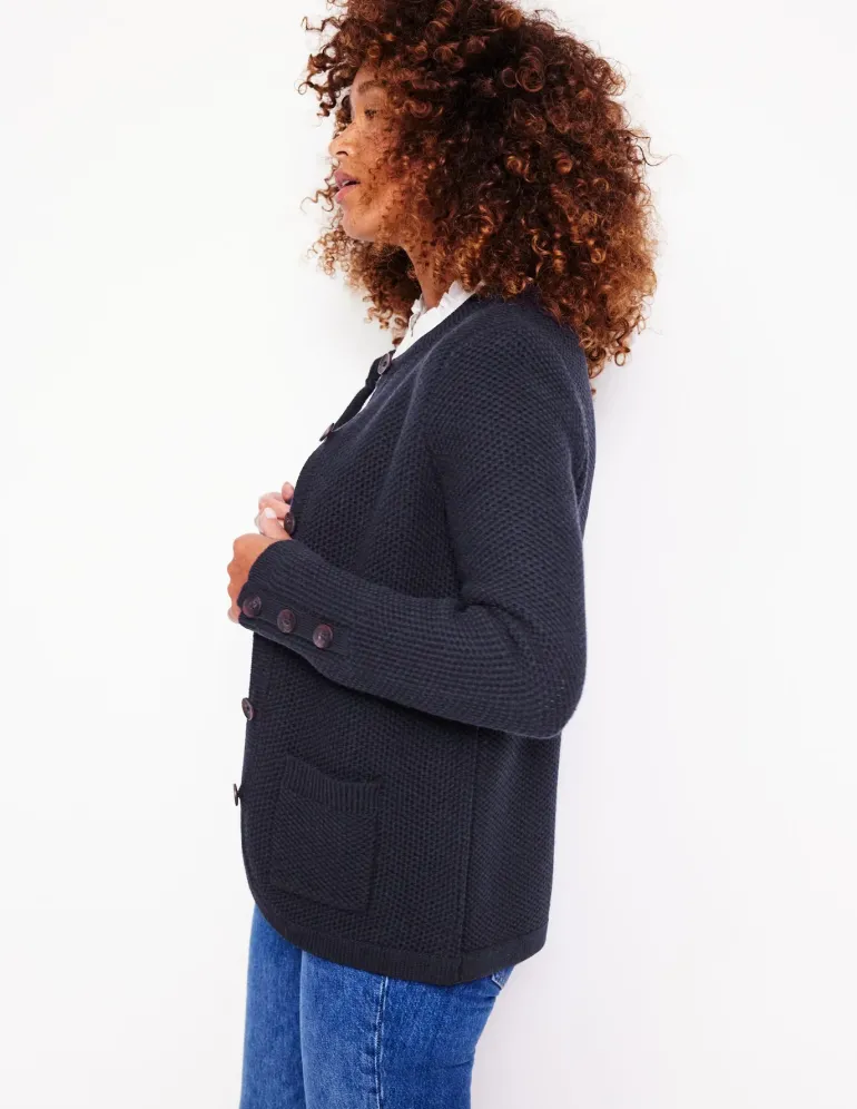 Textured Stitch Cardigan--Boden Clearance