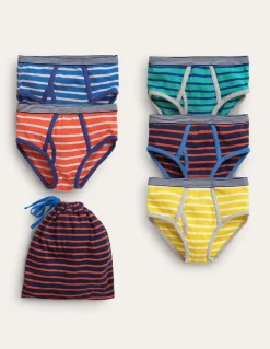 Underwear 5 Pack-Multi Stripe-Boden New