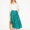 Verity Linen Midi Skirt-Structured Meadow-Boden Flash Sale