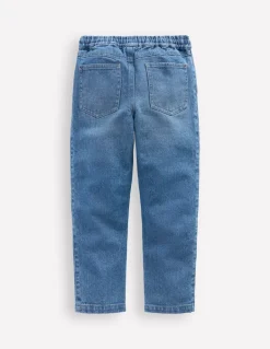 Warrior Knee Jeans-Mid Blue Wash-Boden Cheap
