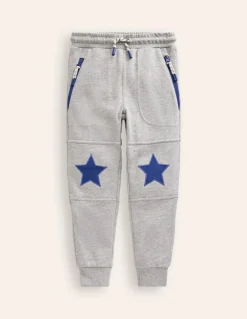 Warrior Knee Joggers-Charcoal Marl-Boden Hot
