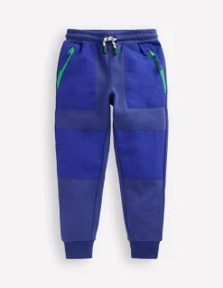 Warrior Knee Joggers-Medieval Blue-Boden Online