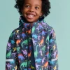 Waterproof Fisherman's Jacket-Robot Blue Dinos-Boden Hot