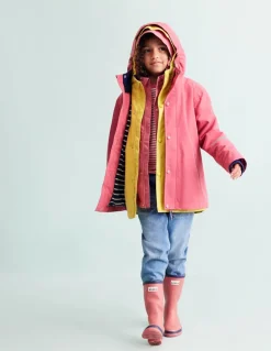 Waterproof Fisherman's Jacket-Rose Pink-Boden Cheap