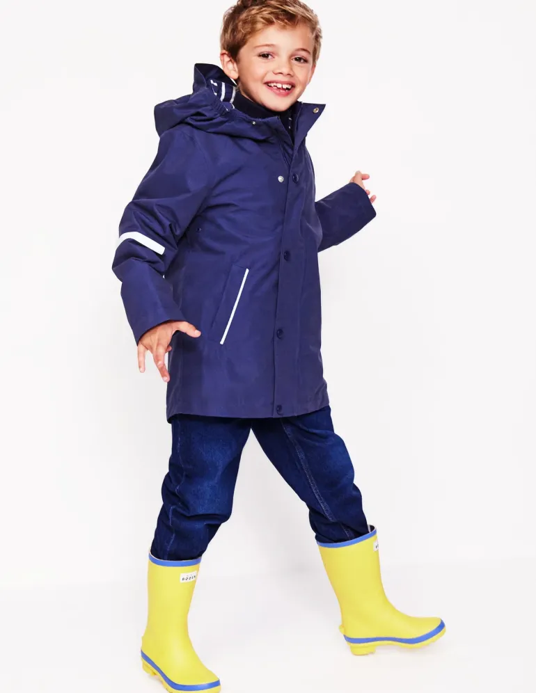 Waterproof Fisherman's Jacket-College Navy-Boden Shop