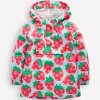 Waterproof Pack Away Jacket-Misty Blue Strawberry-Boden Cheap