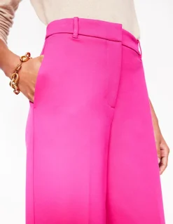 Westbourne Ponte Trousers-Pink Peony-Boden Best Sale