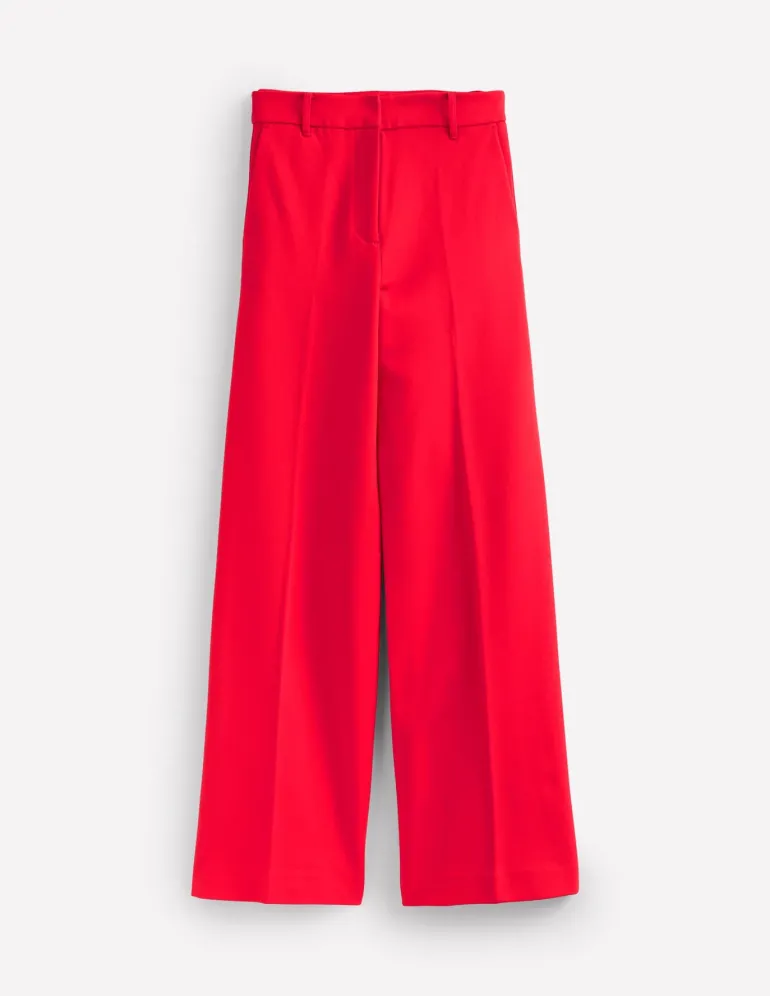 Westbourne Ponte Trousers-Hot Pepper-Boden Store