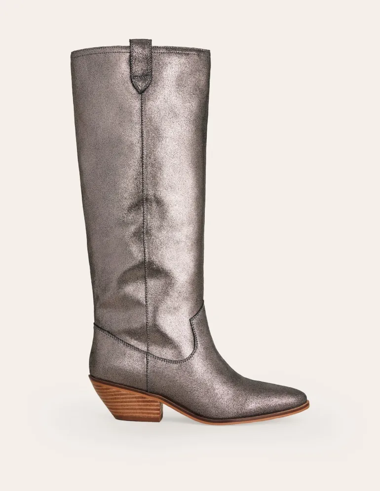 Western Knee High Boots--Boden Best Sale