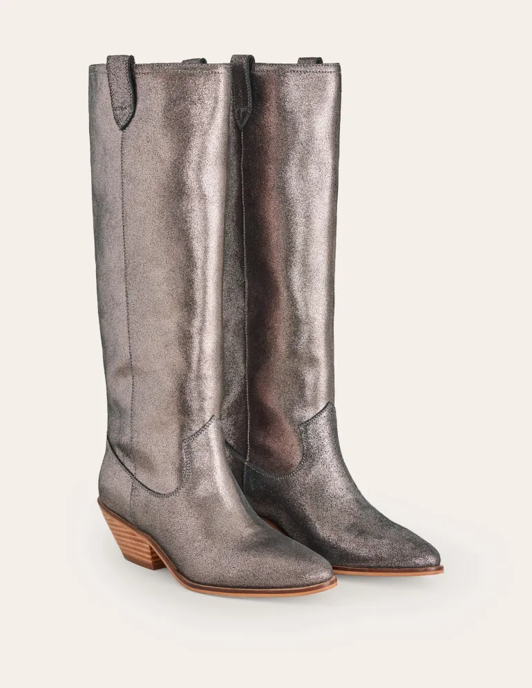 Western Knee High Boots--Boden Best Sale
