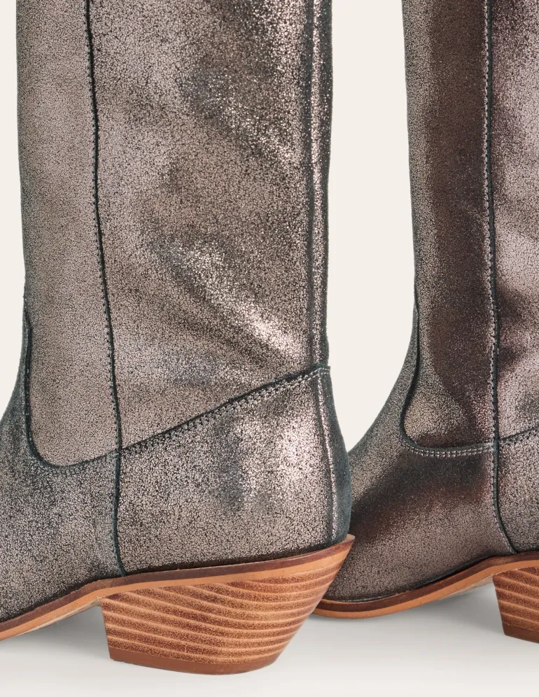 Western Knee High Boots--Boden Best Sale