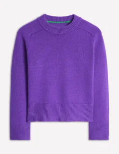 Wide Sleeve Cashmere Sweater-Ameythyst Purple-Boden Flash Sale